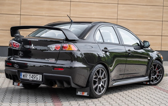 Mitsubishi Lancer Evolution cena 155000 przebieg: 142300, rok produkcji 2011 z Radom małe 781